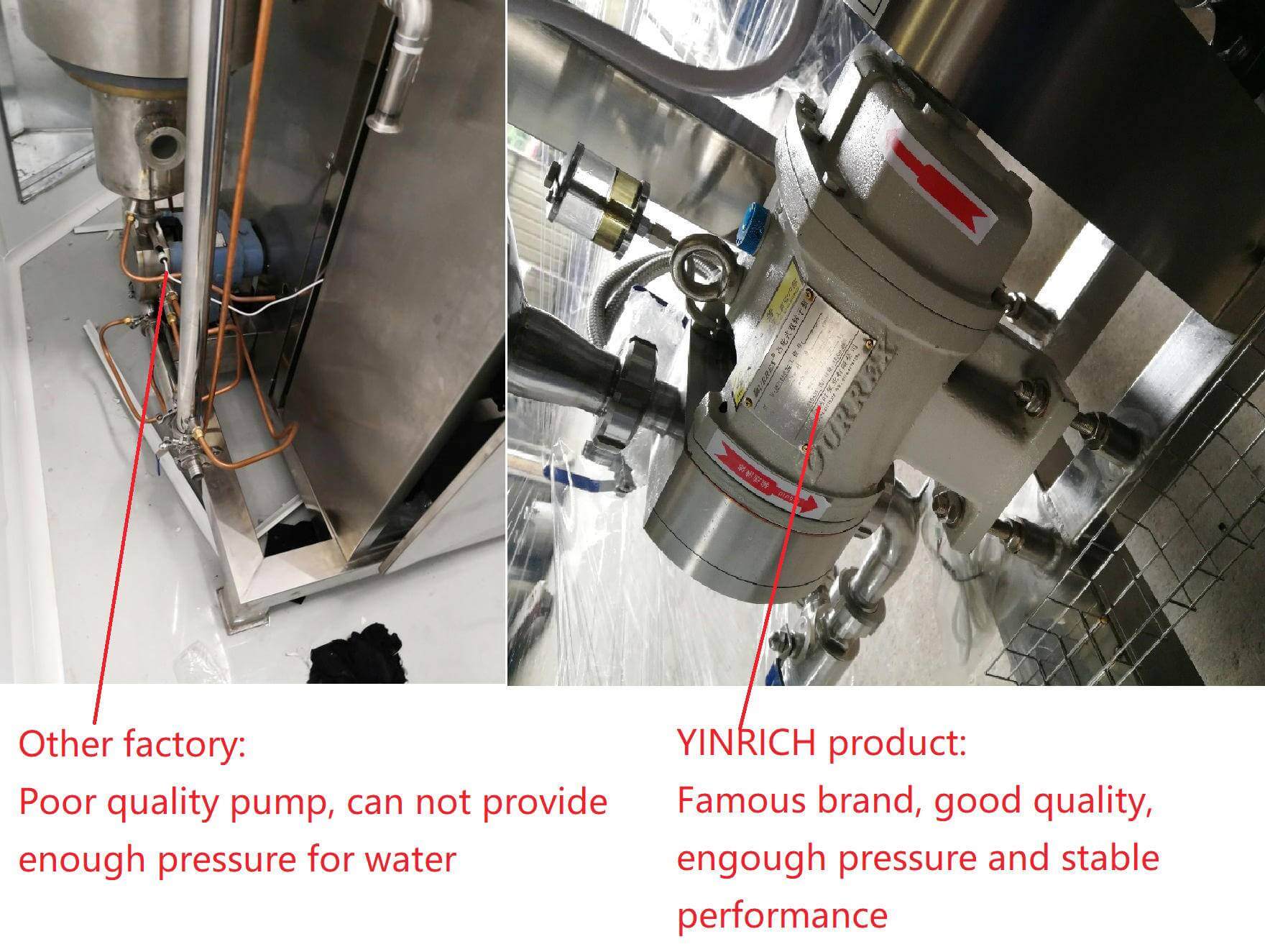 09 Tip 5 Ask for Quality Discharge pump which can bear enough pressure.