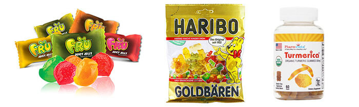 3 gummy jelly packing types