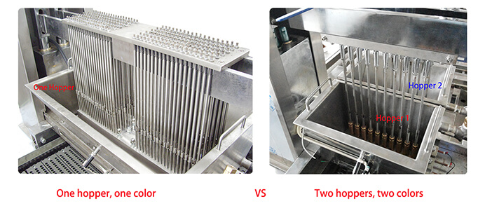 Gummy bear machine hopper