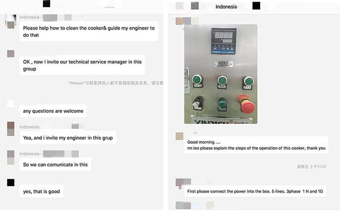 Customers' evaluation