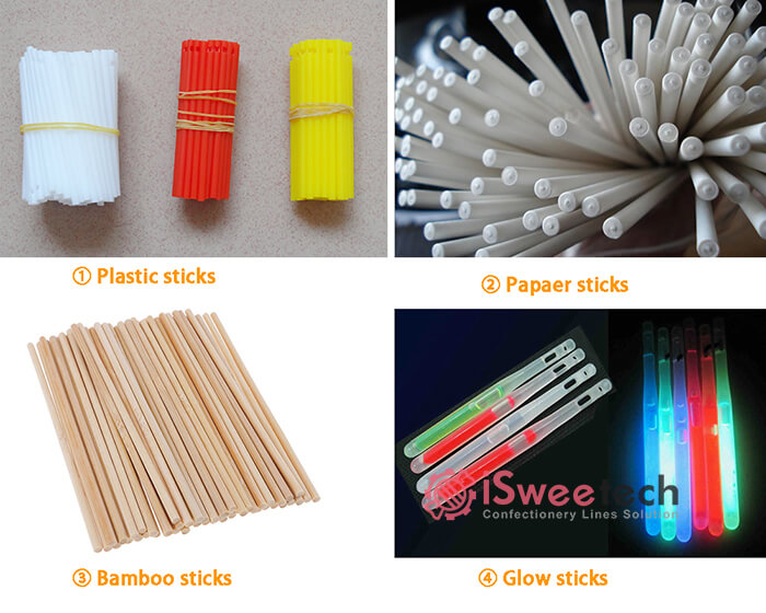 kinds of lollipop sticks